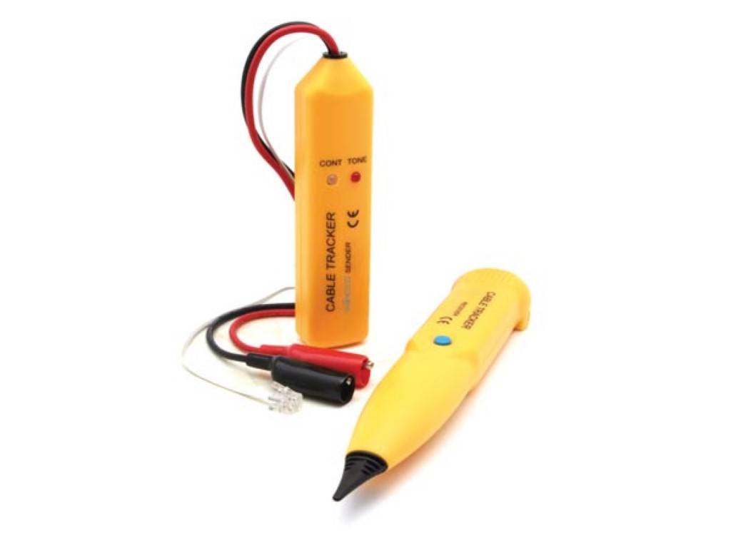 Velleman Leitungssucher und Kabeltester mit Tongenerator Gelb