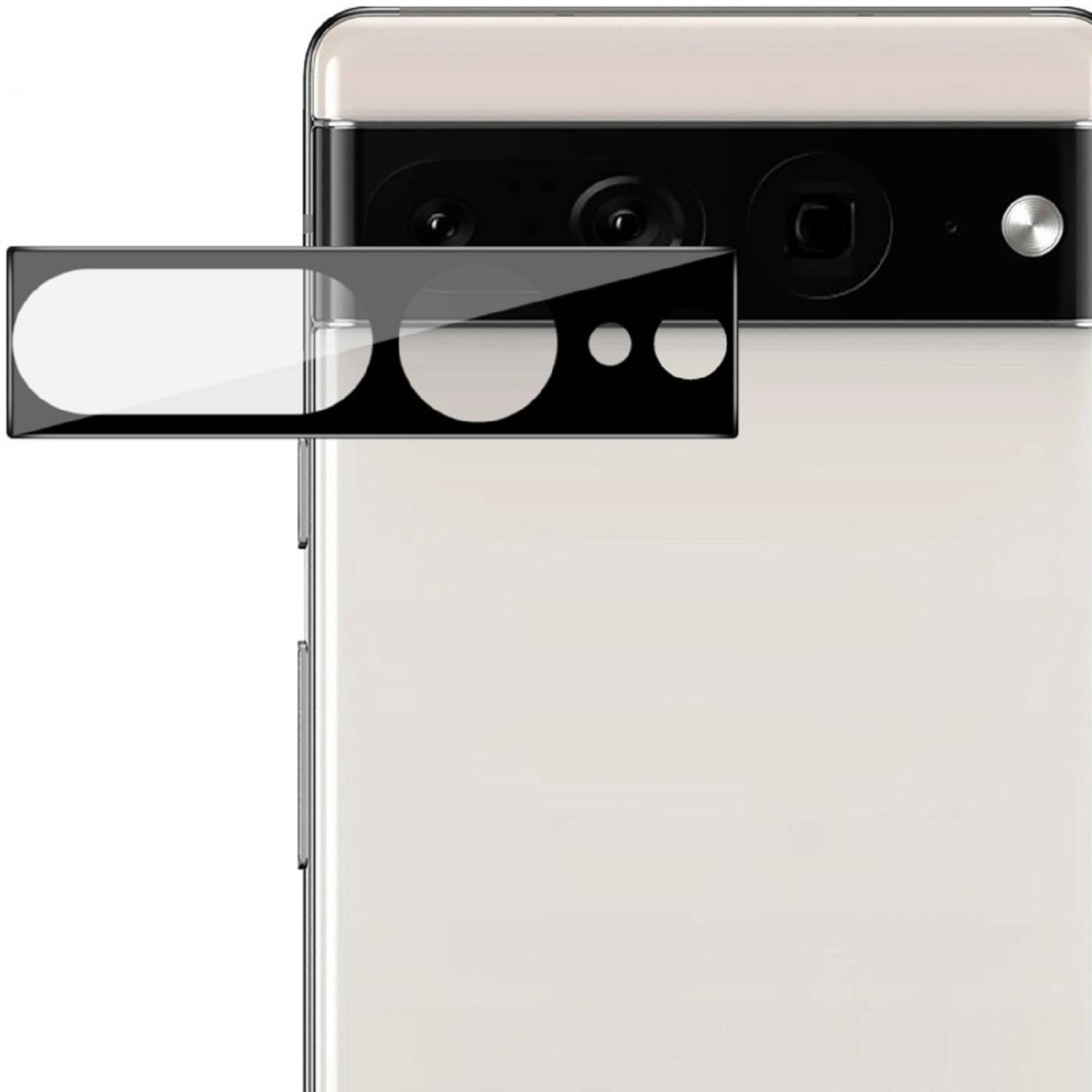 4x Kamera 9H Panzerhartglas für Google Pixel 7 Pro 3D KLAR Schwarzes ECHTES TEMPERED Panzerglas Kameraglas Kamerhartglas Kameraschutzglas Schutzglas