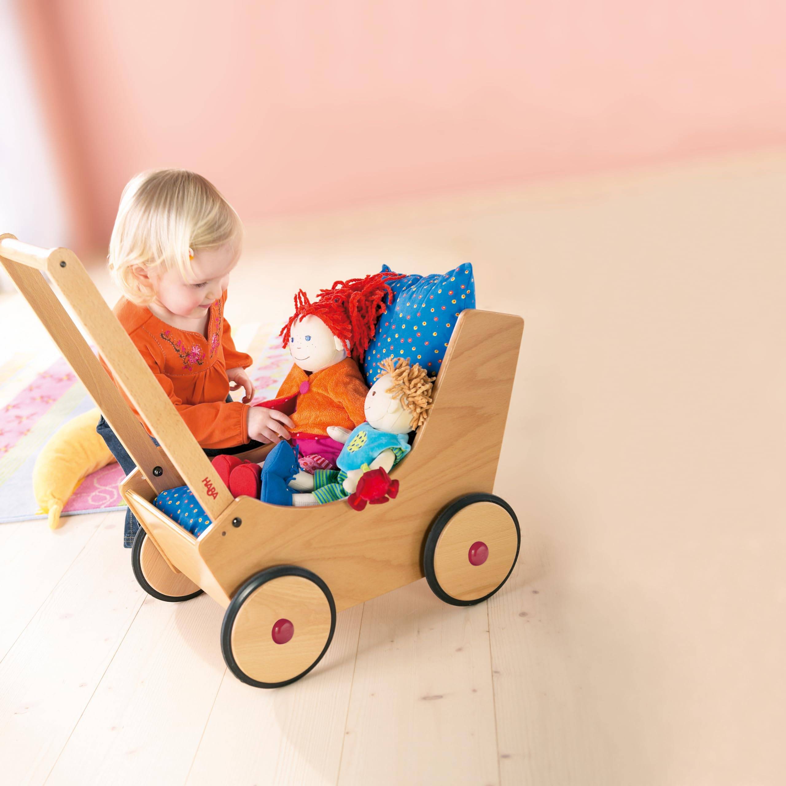 Haba Puppenwagen natur 1624