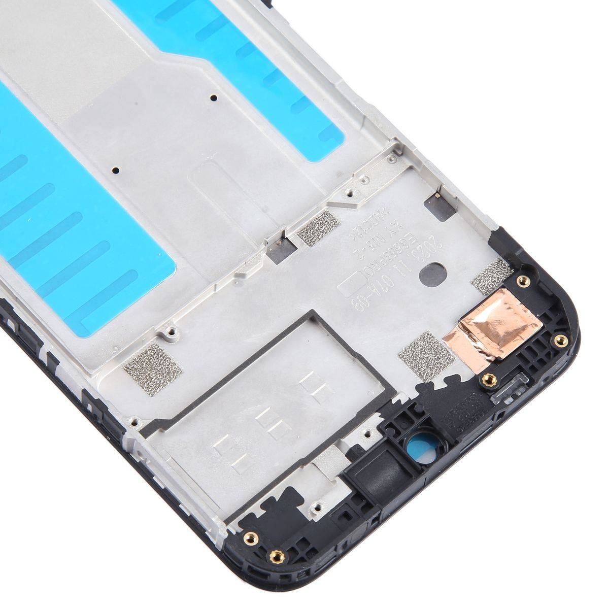 Für ZTE Blade A73 4G Mittelrahmen Frame Bezel Plate Ersatzteil Reparatur Schwarz