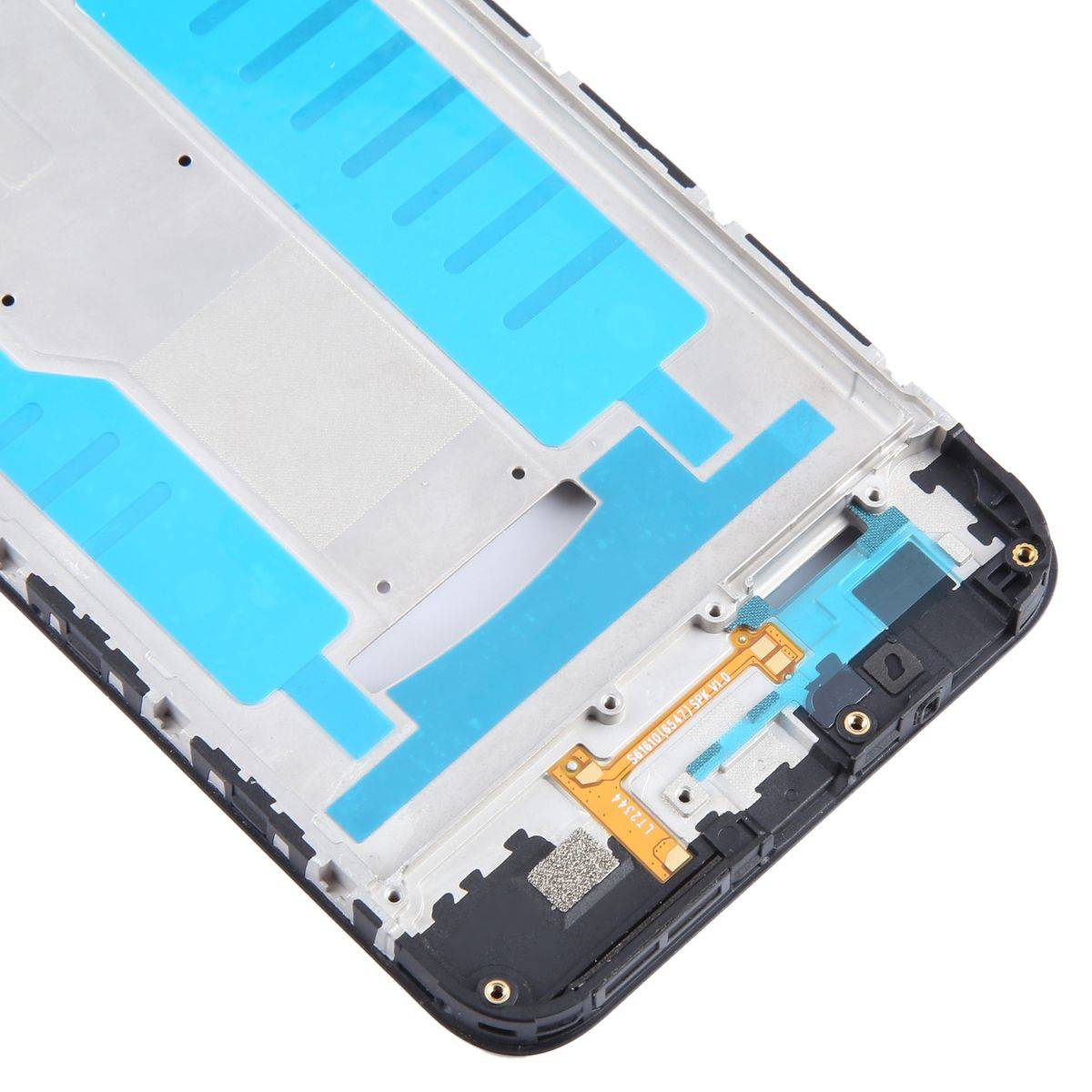 Für ZTE Blade A73 4G Mittelrahmen Frame Bezel Plate Ersatzteil Reparatur Schwarz