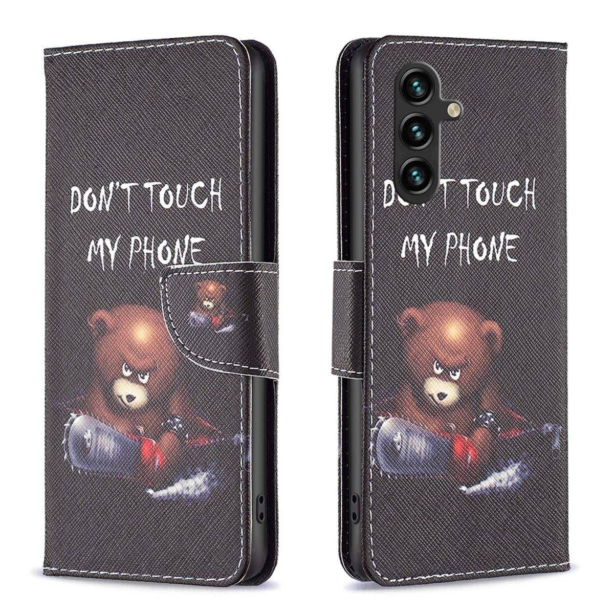 Für Samsung Galaxy A35 Kunstleder Schutz Tasche Hülle Book Motiv 1