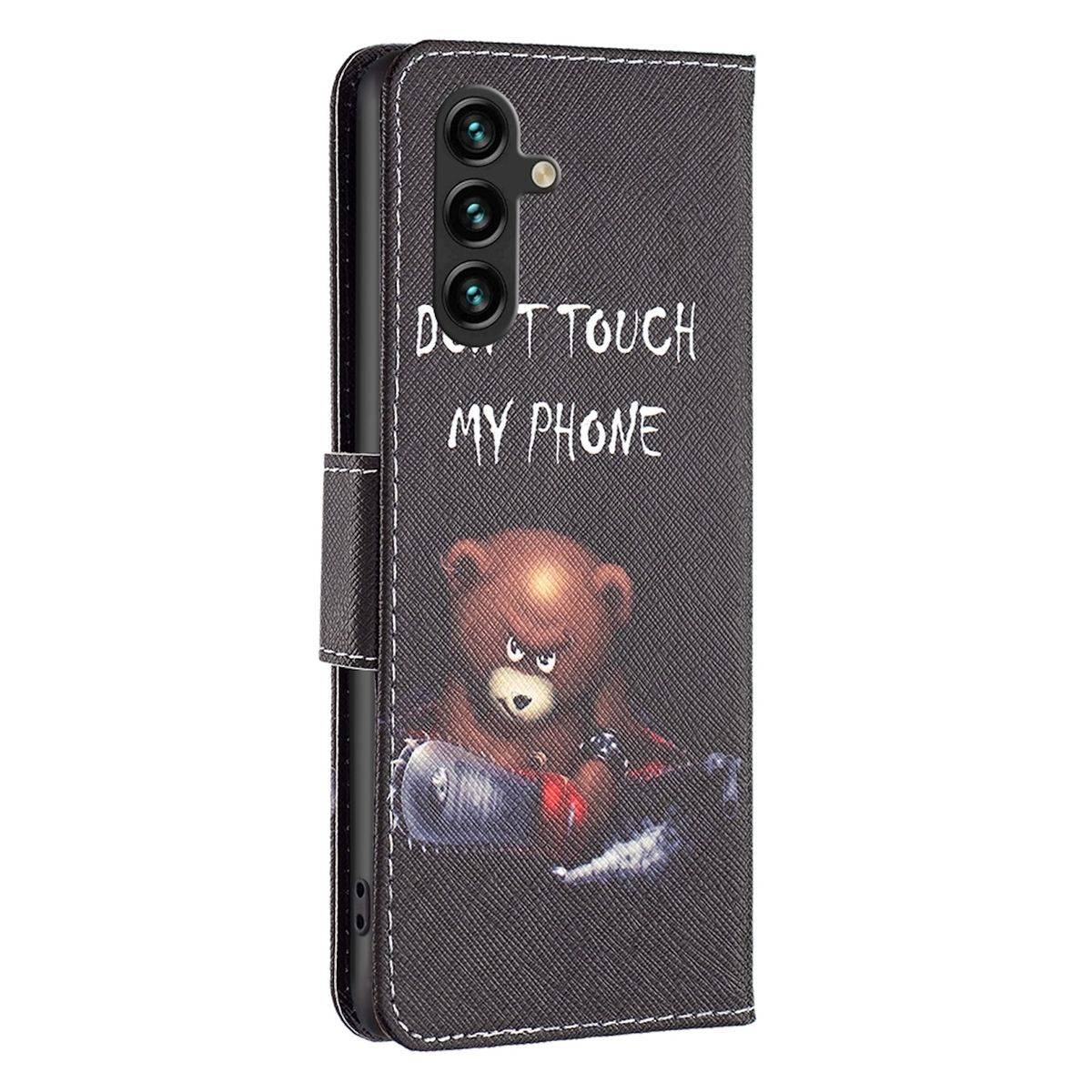 Für Samsung Galaxy A35 Kunstleder Schutz Tasche Hülle Book Motiv 1