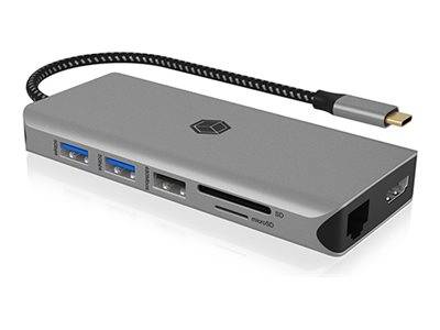 ICY BOX IB-DK4061-CPD - Dockingstation - USB-C
