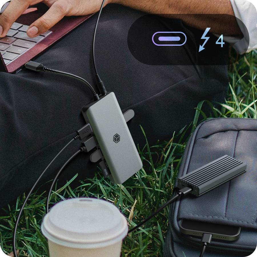 Dockingstation 12-in-1 mobiler USB 3.2 Gen 1 Typ-C