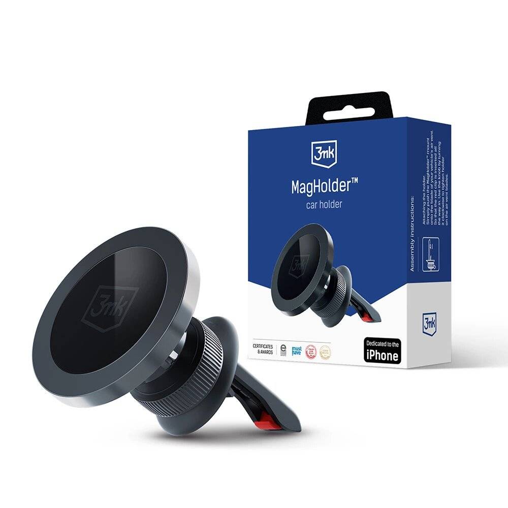 3mk MagHolder magnetische Autohalterung Lüftungsschlitze – schwarz