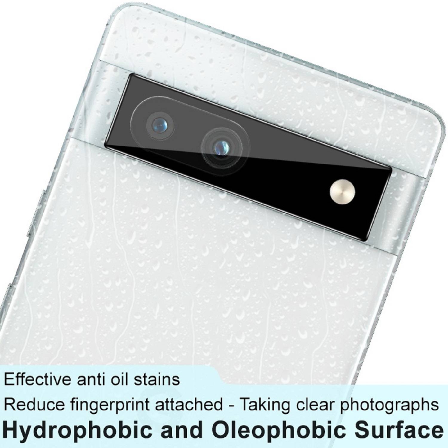 6x Kamera 9H Panzerhartglas für Google Pixel 7a 3D KLAR Schwarzes ECHTES TEMPERED Panzerglas Kameraglas Kamerhartglas Kameraschutzglas Schutzglas