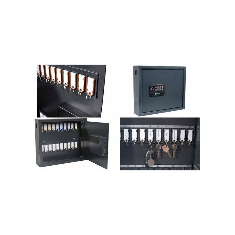 pavo Schlüsselschrank High Security, 20 Schlüssel