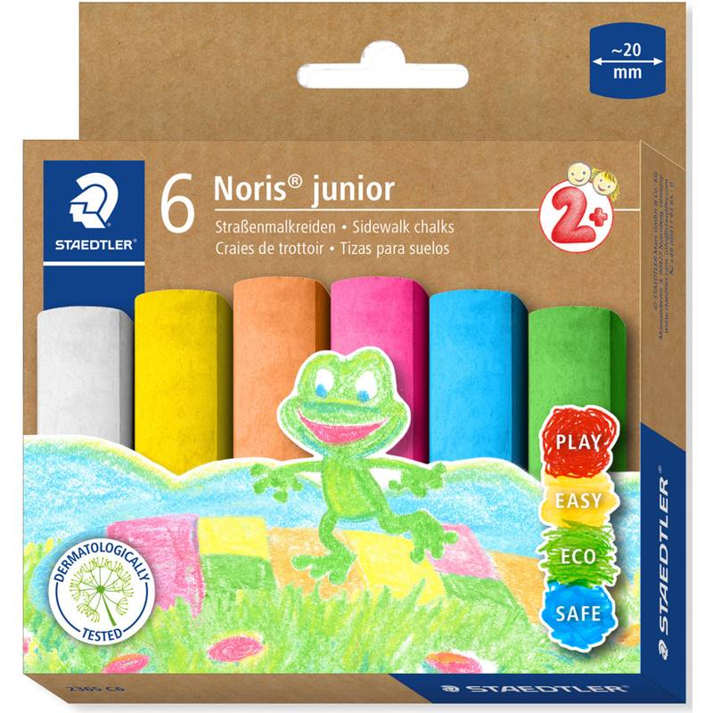 STAEDTLER Straßenmalkreide Noris junior, 6er Karton