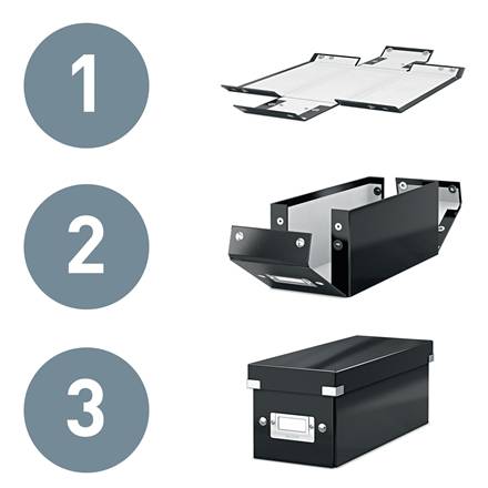 Esselte Leitz Click & Store WOW - Aufbewahrungsbox - S - für A5 (148 x 210 mm)