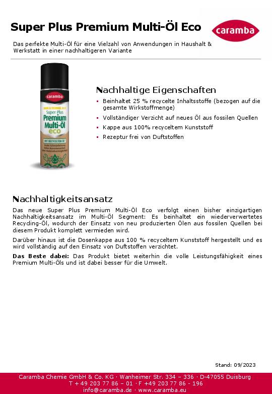 Multiöl Super Plus Premium Eco 300ml Spraydose CARAMBA