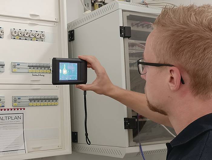 Wärmebildkamera TV 296 3,5Zoll Farb-Display 256x192 Bildpunkte-20 b.+400GradC