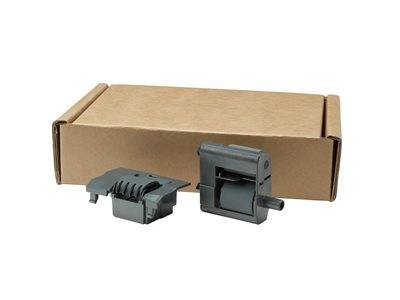 Ersatzteilset für Drucker, das zwei Komponenten neben einem geschlossenen Karton zeigt.