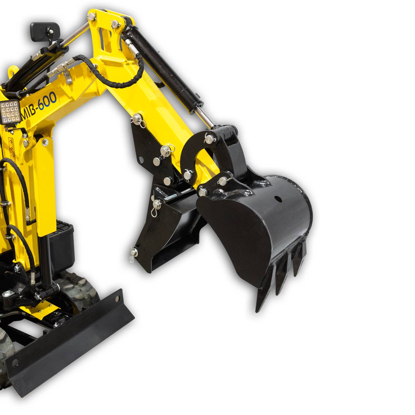 BAMATO Haltekralle &amp Greifer 2 in 1 für Minibagger MIB-600