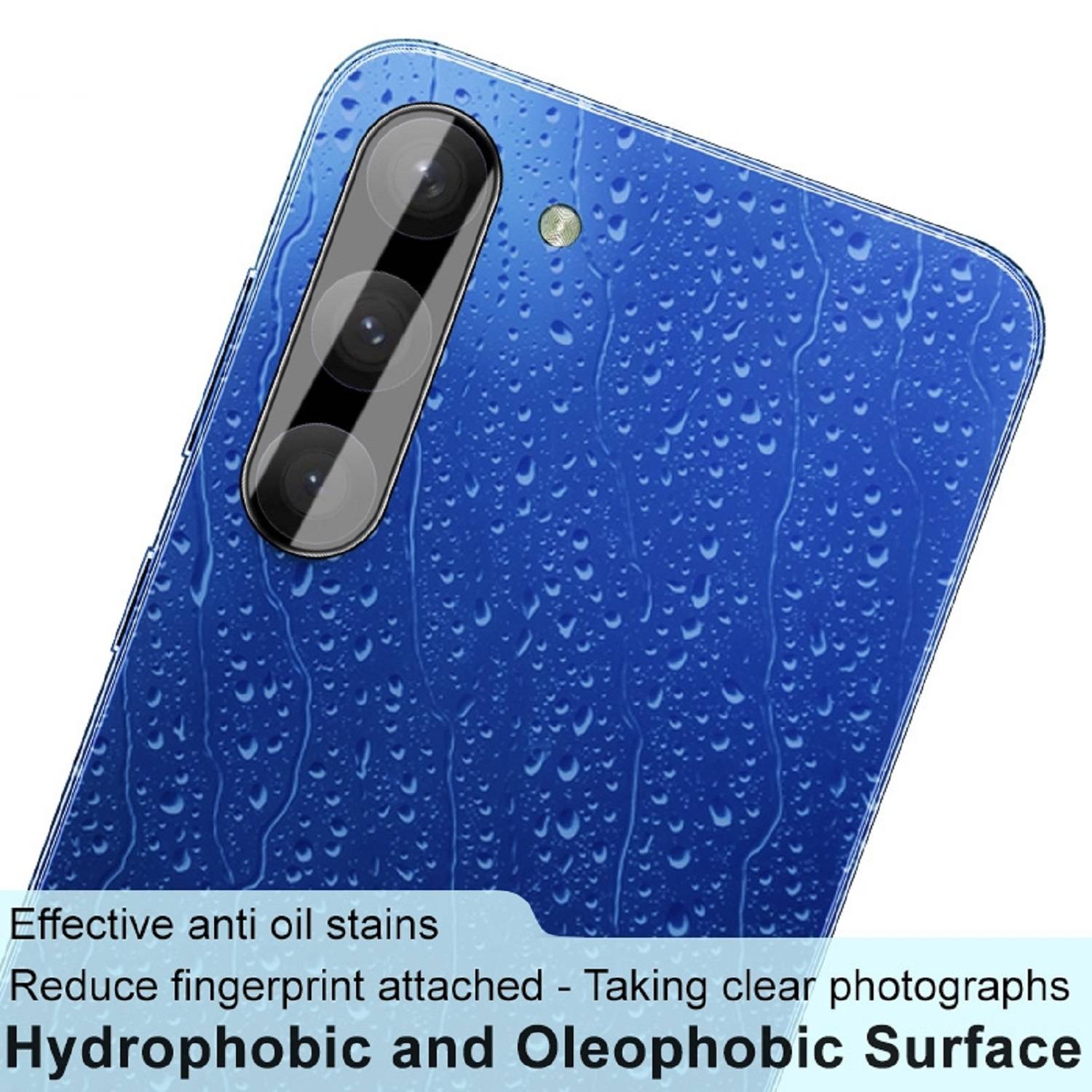 1x Kamera 9H Panzerhartglas für Samsung Galaxy S23 Plus 3D KLAR Schwarzes ECHTES TEMPERED Panzerglas Kameraglas Kamerhartglas Kameraschutzglas