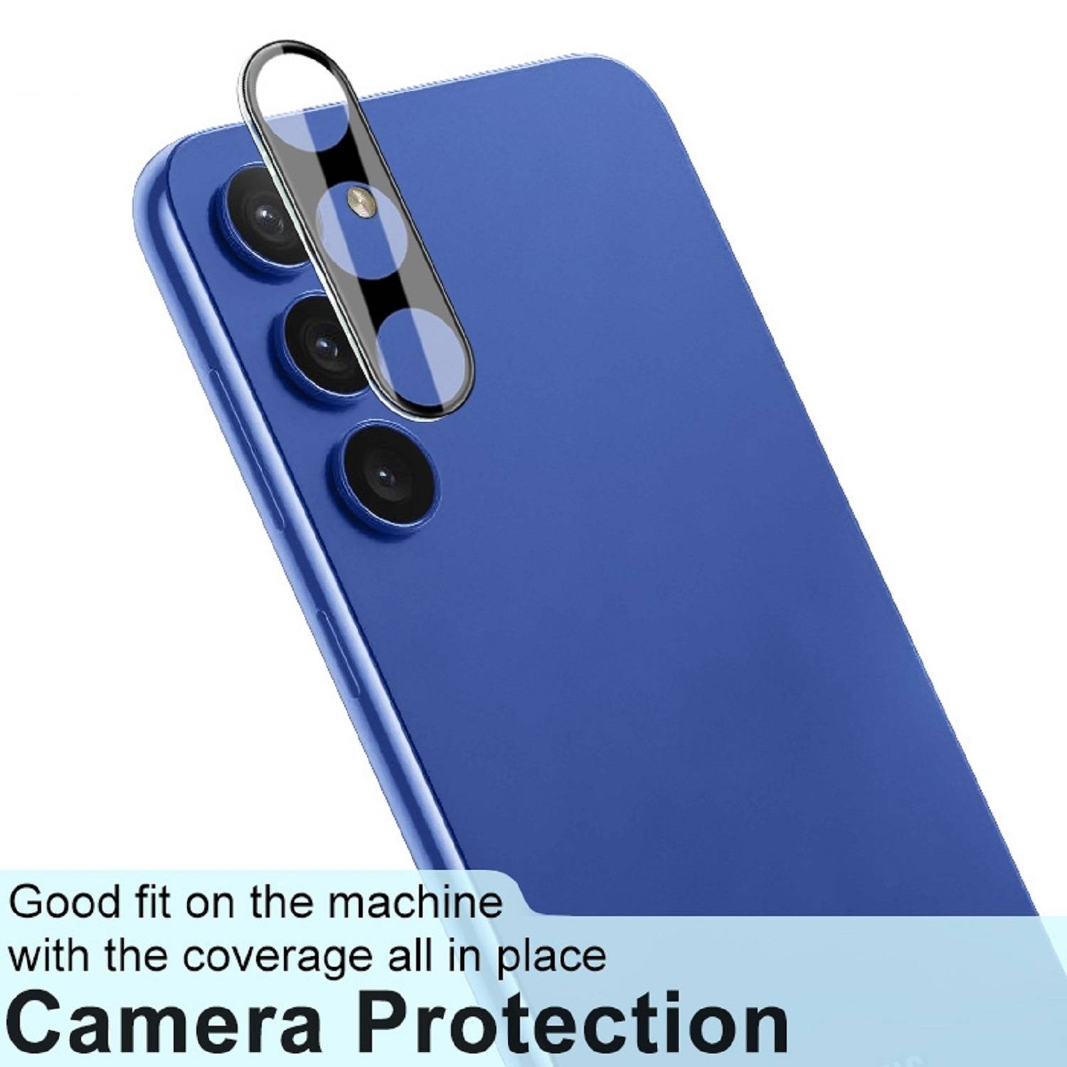 6x Kamera 9H Panzerhartglas für Samsung Galaxy S23 3D KLAR Schwarzes ECHTES TEMPERED Panzerglas Kameraglas Kamerhartglas Kameraschutzglas Schutzglas