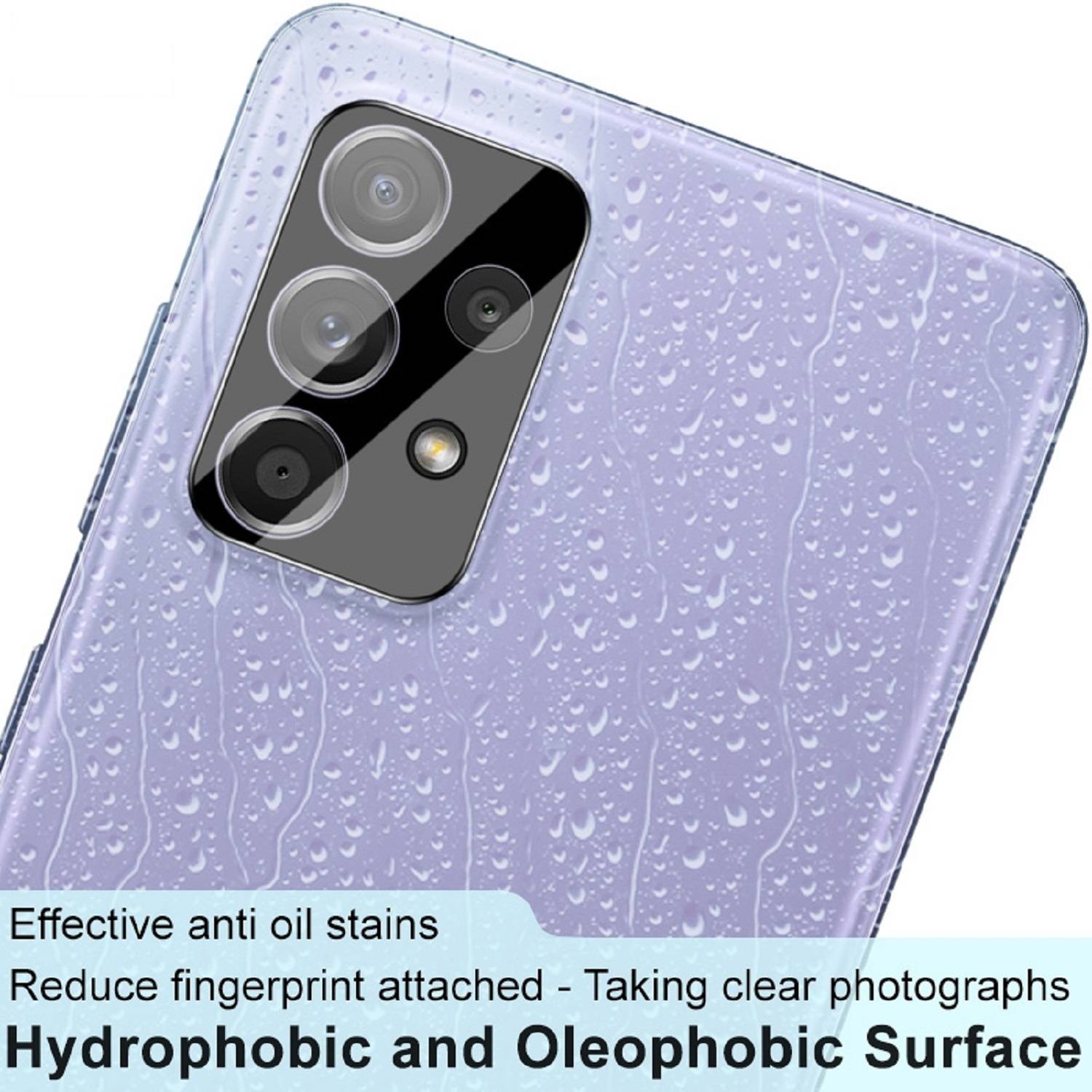 1x Kamera 9H Panzerhartglas für Samsung Galaxy A52s 3D KLAR Schwarzer ECHTES TEMPERED Panzerglas Kameraglas Kamerhartglas Kameraschutzglas