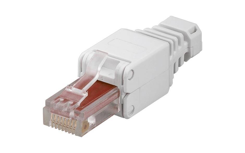 Danicom - UTP CAT6 Toolless RJ45 Netzwerkstecker - für massive und flexibele UTP Kabel