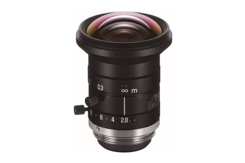 Tamron M112FM06, F2,8/6mm Megapixel-Objektiv speziell für 1/1,2" Sensoren, C-Mount