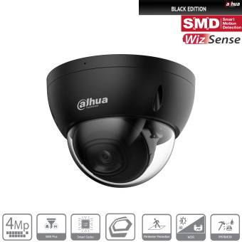 Dahua - IPC-HDBW2441EP-S-0280B-Black - IP - Dome, - 4MP/WizSense/SMD Plus (2.0) - 2,8 mm fix Objektiv - H.265/H.264/MJP