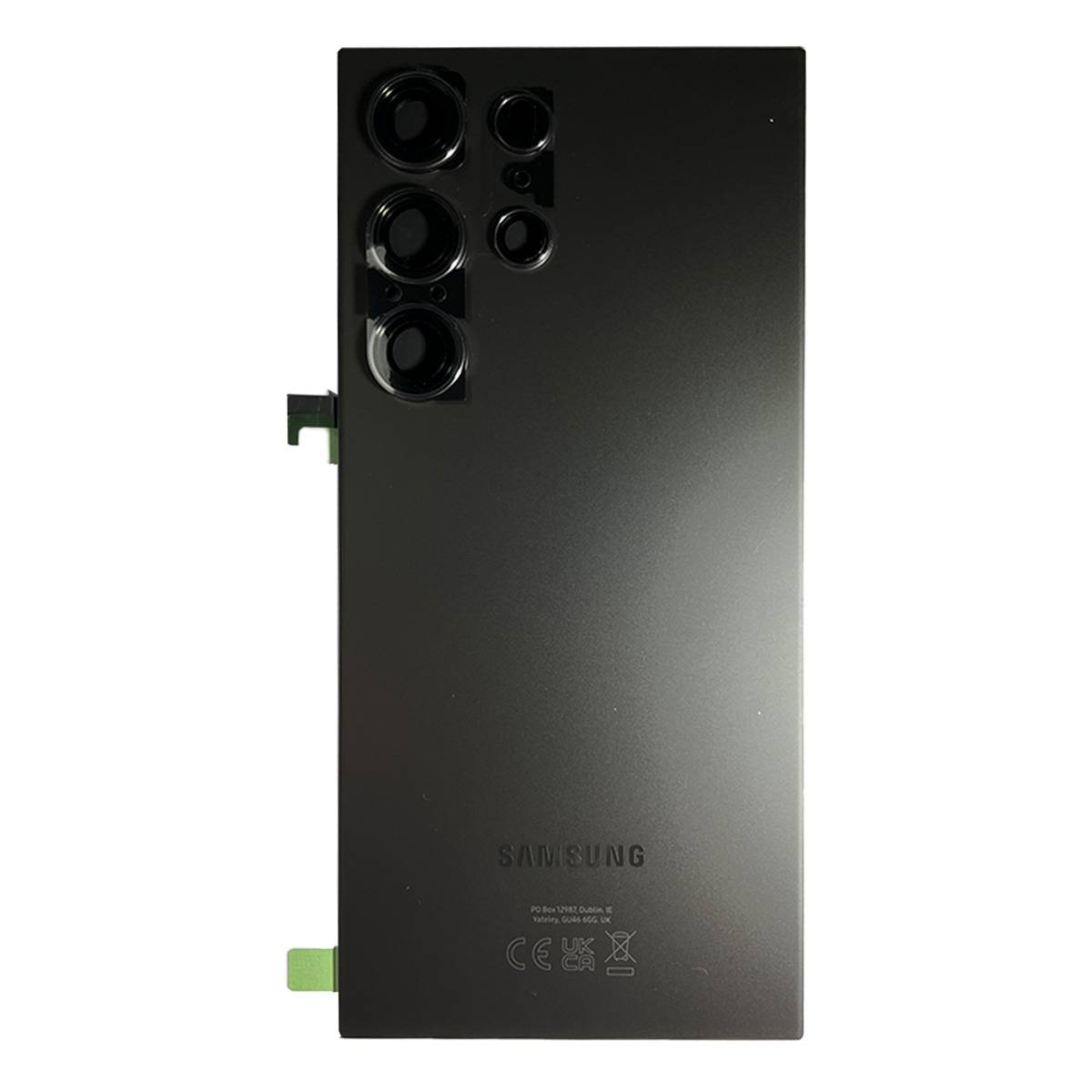 Akkudeckel Back Cover Akku Fach Deckel für Samsung Galaxy S24 Ultra GH82-33349B Titanium Black Ersatzteil
