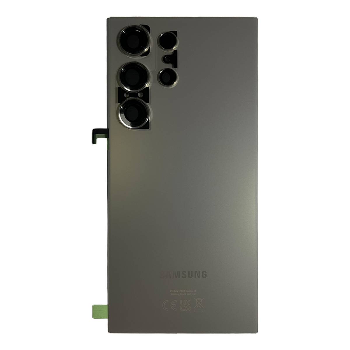 Akkudeckel Back Cover Akku Fach Deckel für Samsung Galaxy S24 Ultra GH82-33349A Titanium Grey Ersatzteil