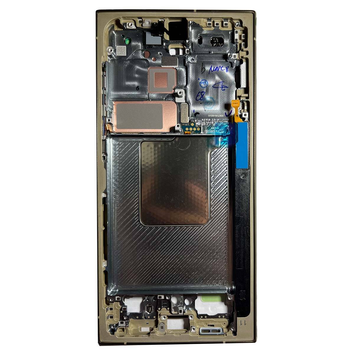 Rahmen Frame für Samsung Galaxy S24 Ultra GH82-33399C Titanium Yellow Ersatzteil