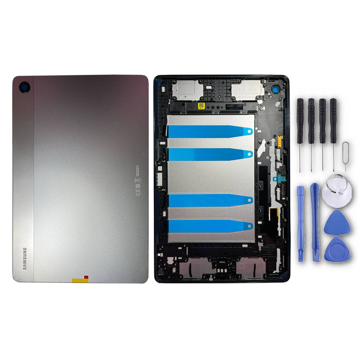 Akkudeckel Back Cover Akku Fach Deckel für Samsung Galaxy Tab A9 Plus Wifi GH81-24766A Silber Ersatzteil