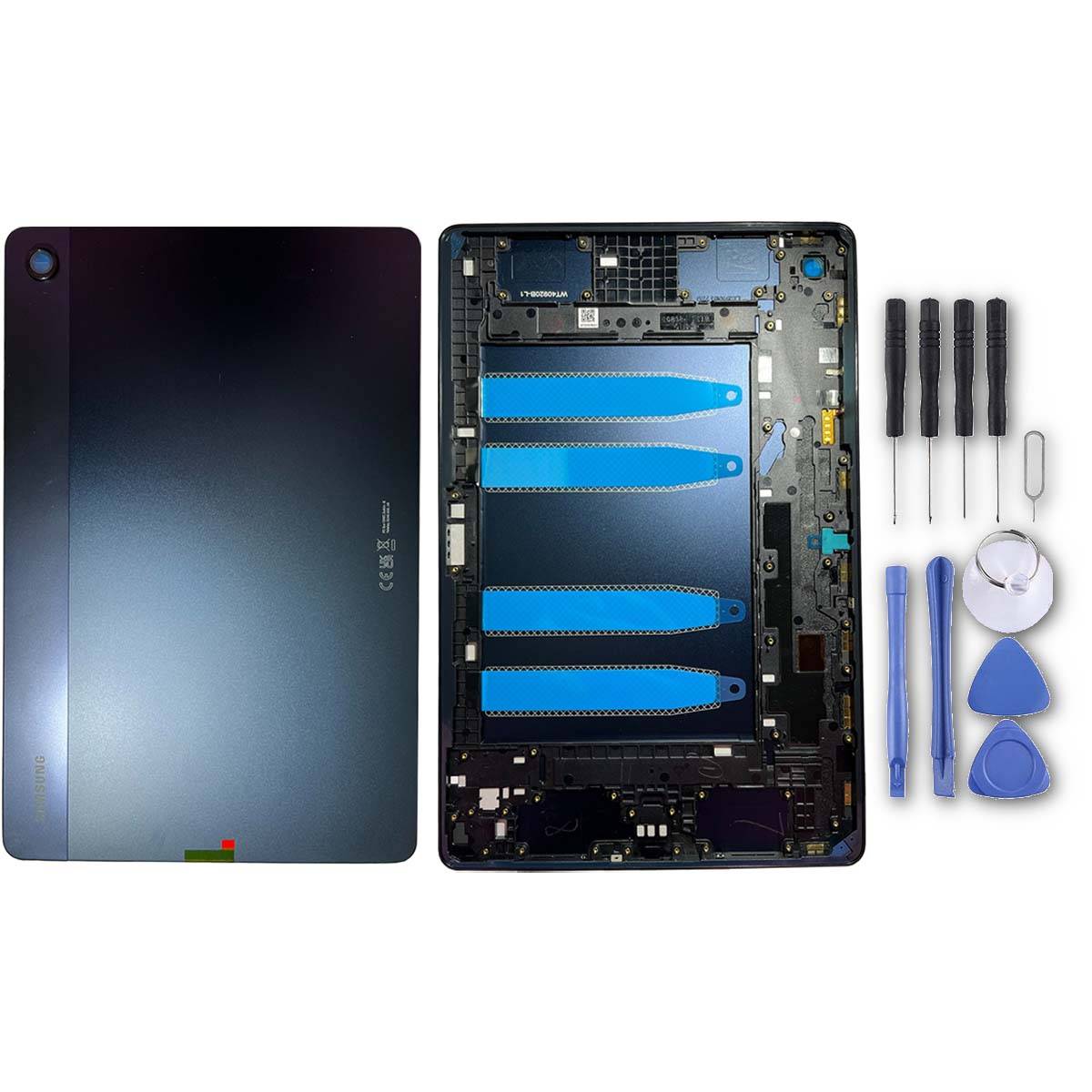 Akkudeckel Back Cover Akku Fach Deckel für Samsung Galaxy Tab A9 Plus 5G GH81-24770A Navy Blau Ersatzteil