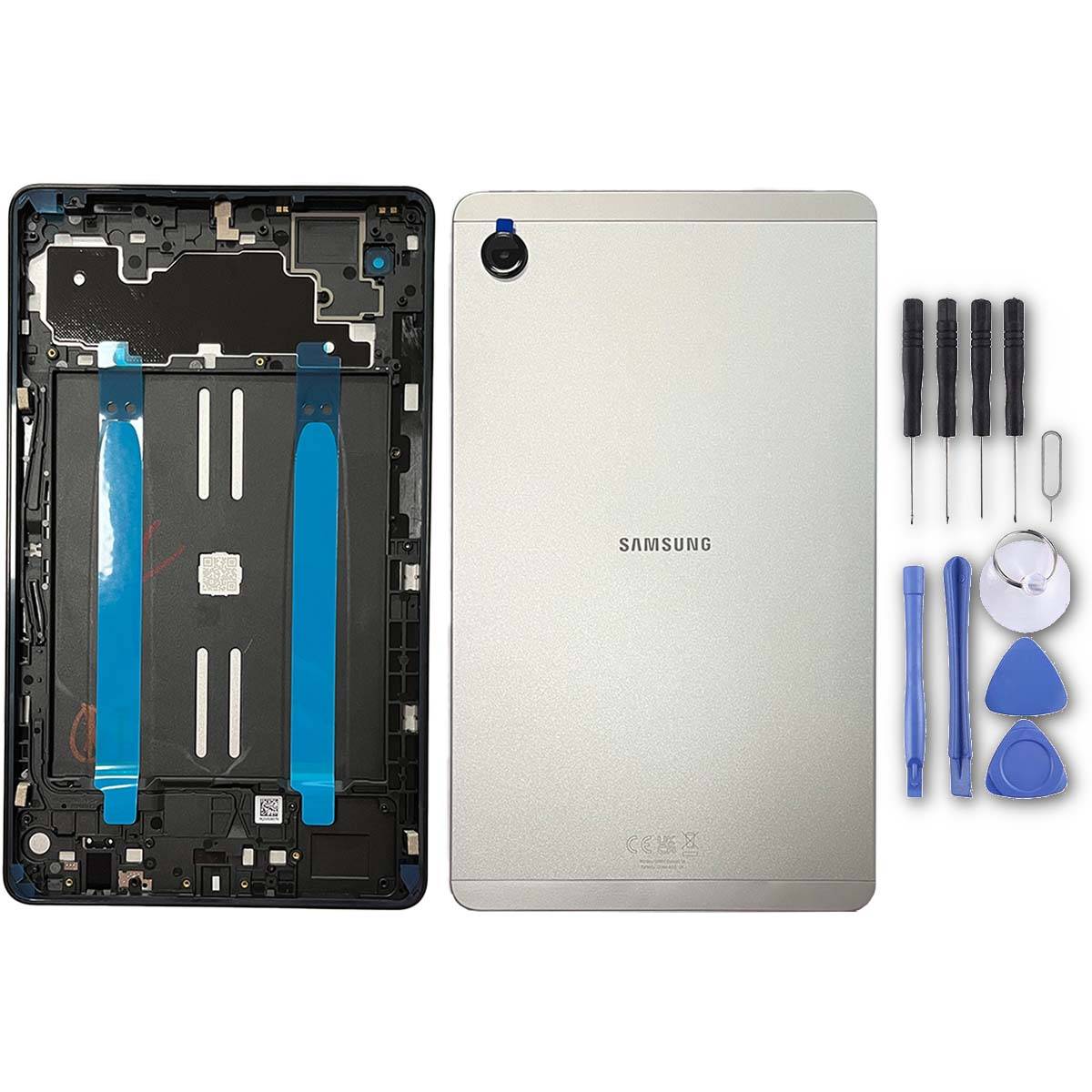 Akkudeckel Back Cover Akku Fach Deckel für Samsung Galaxy Tab A9 Wifi GH81-24745A Silber Ersatzteil