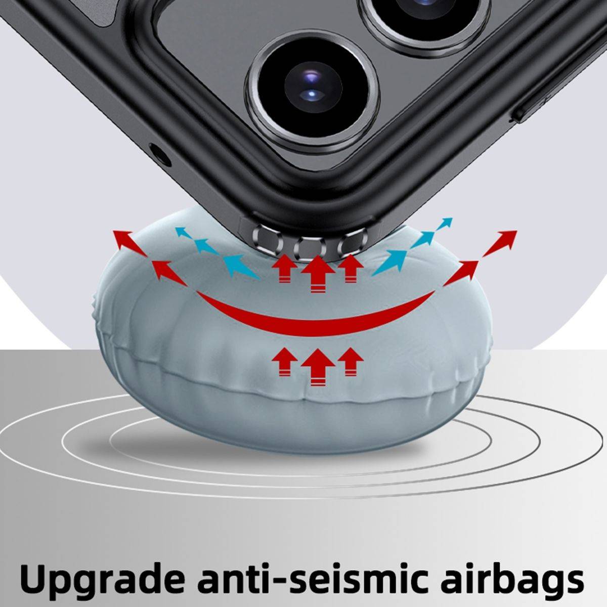 Für Samsung Galaxy A55 Schock robuste TPU / PC verstärkte Ränder Hülle