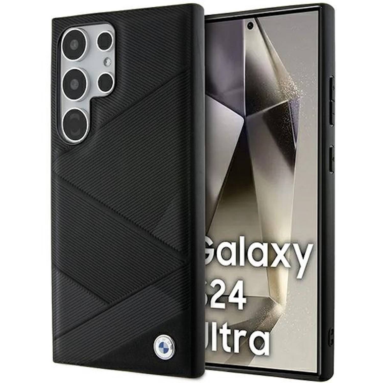 Samsung Galaxy S24 Ultra BMW Signature Leather Crossing Lines Pattern