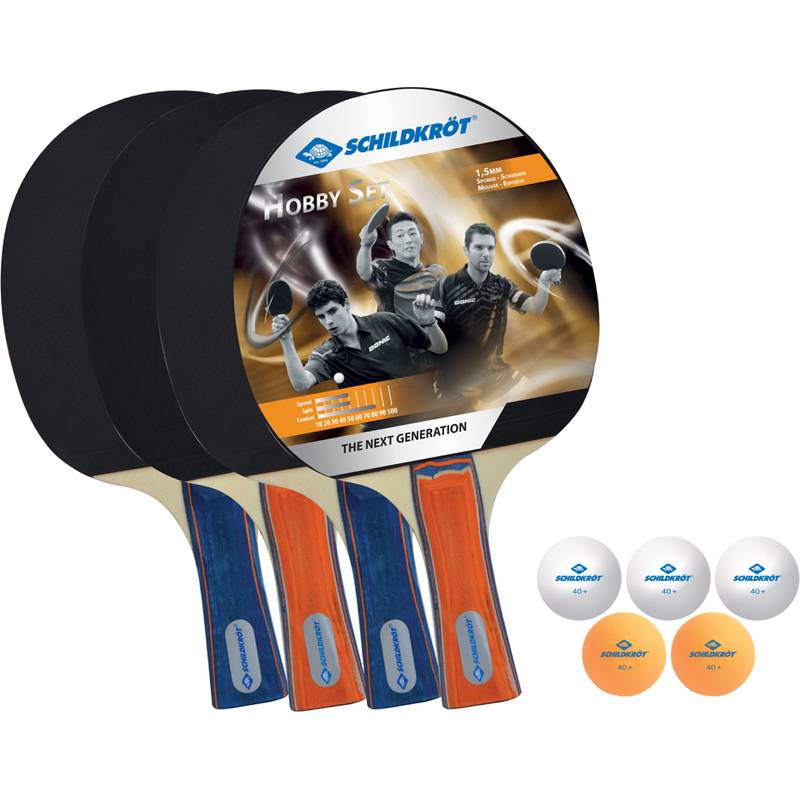 SCHILDKRÖT Tischtennis-Set 4-Player Hobby