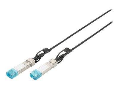 DIGITUS Kabel SFP+ 10G DAC 1.0m schwarz AWG 30 MSA Multimedia-Technik SFP