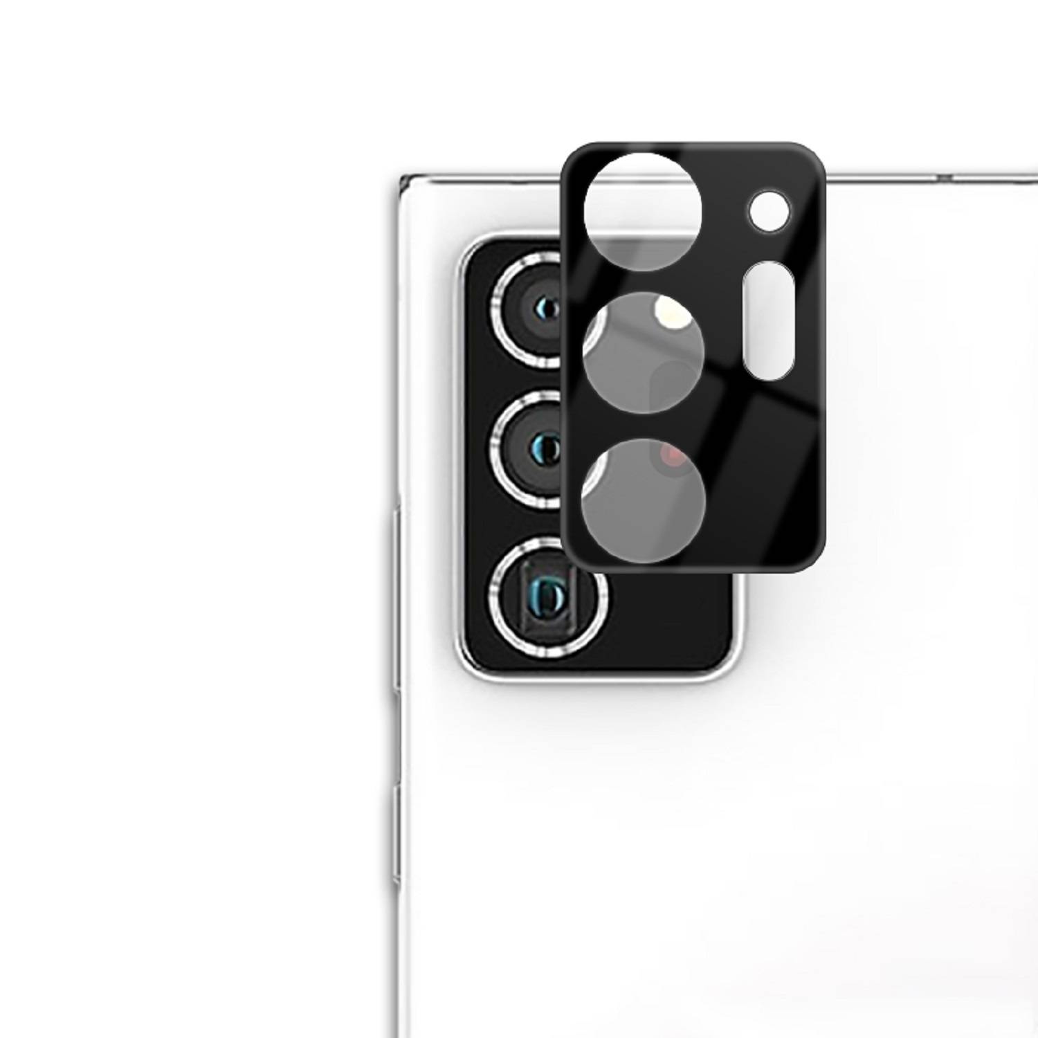6x Kamera 9H Panzerhartglas für Samsung Galaxy Note 20 Ultra 3D KLAR Schwarzes ECHTES TEMPERED Panzerglas Kameraglas Kamerhartglas Kameraschutzglas