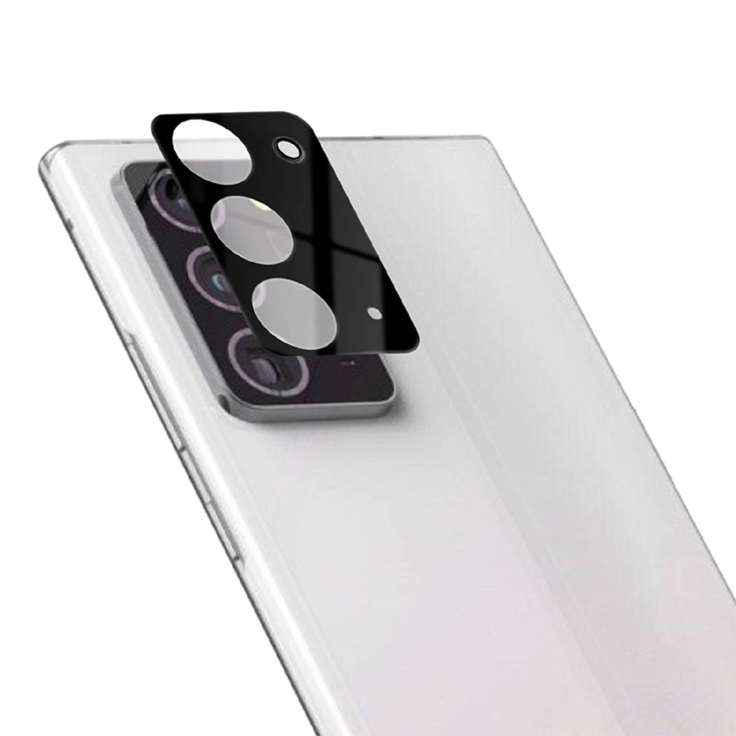 3x Kamera 9H Panzerhartglas für Samsung Galaxy Note 20 3D KLAR Schwarzes ECHTES TEMPERED Panzerglas Kameraglas Kamerhartglas Kameraschutzglas