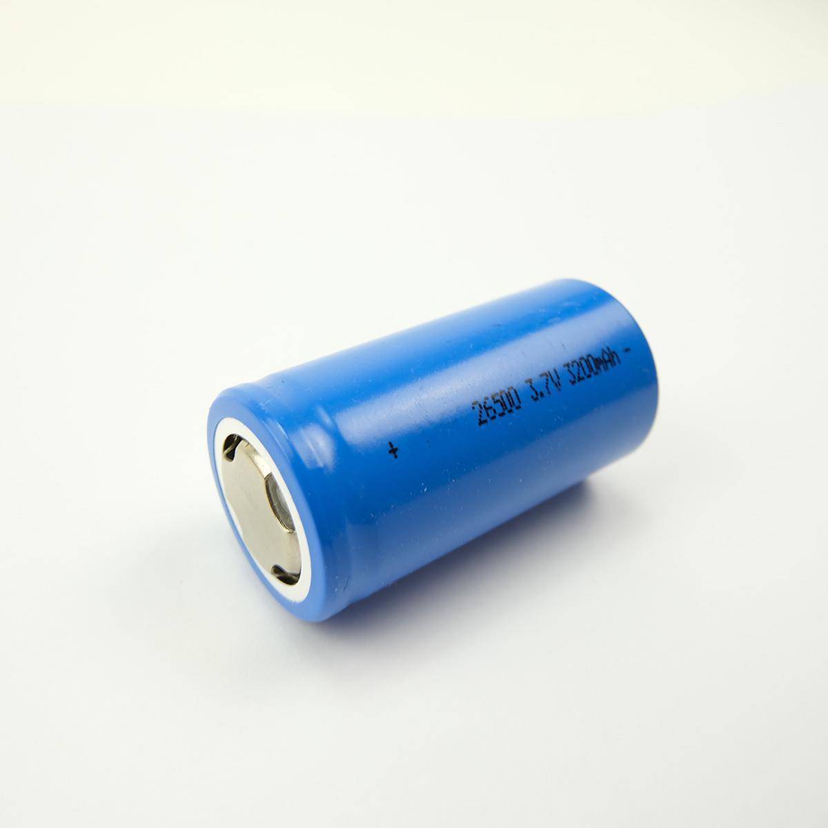26500 3,7 Volt Akku 3200 mAh LIPO Maße: Durchmesse 26 mm, Länge 50 mm wiederaufladbar Flap Top Batterie