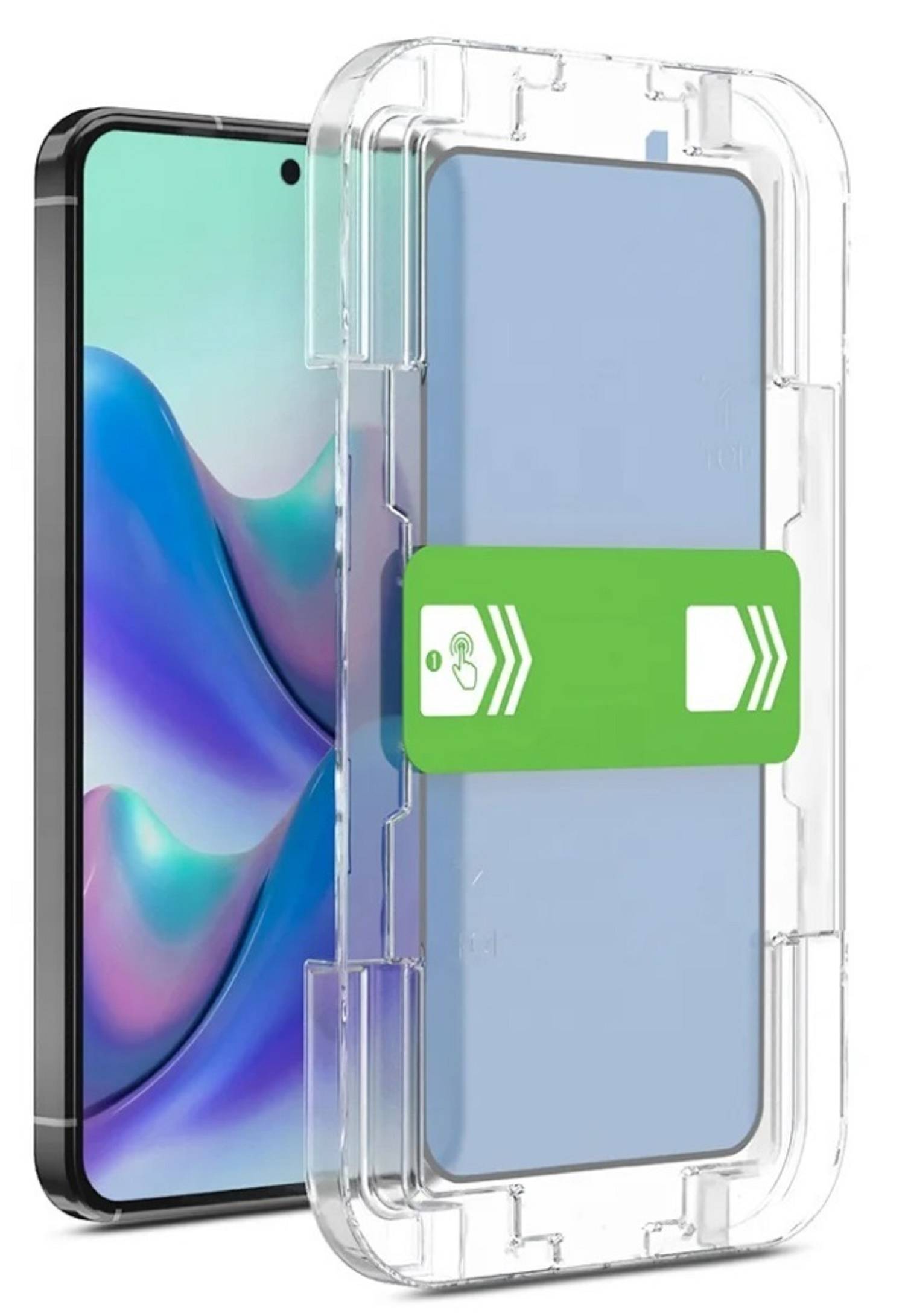 3x 9H Panzerhartglas für Xiaomi Redmi Note 12 Pro 3D KLAR Displayglas Schutzglas Displayschutz Tempered Panzerglas Montagehilfe