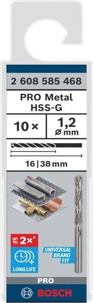 Bosch Power Tools PRO Metal HSS-G 2608585468
