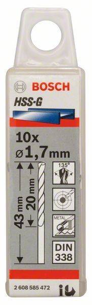 Bosch Power Tools PRO Metal HSS-G 2608585472