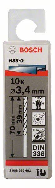 Bosch Power Tools PRO Metal HSS-G 2608585482
