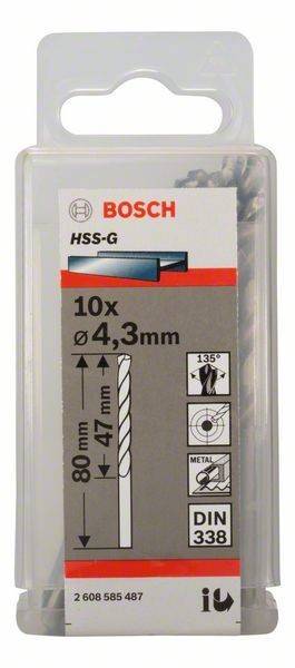 Bosch Power Tools PRO Metal HSS-G 2608585487