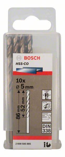 Bosch Power Tools PRO Stainless Steel HSS-Co 2608585885