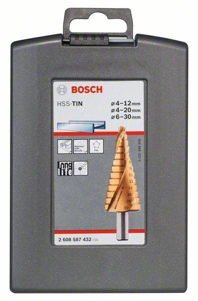 Bosch Power Tools HSS-TiN-Stufenbohrerset, 2608587432