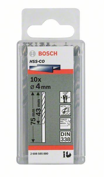 Bosch Power Tools PRO Stainless Steel HSS-Co 2608588093 (VE10)