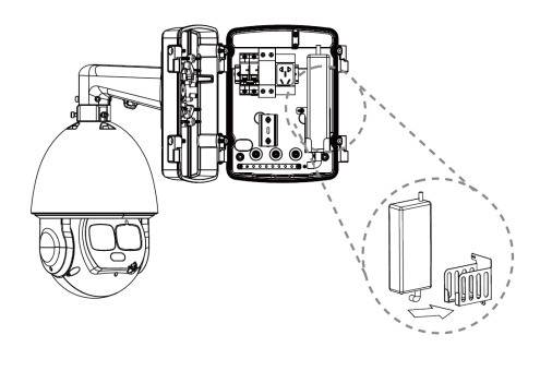 Dahua - PFA6400S - Zubehör - Anschlusskasten, Material: Aluminium & SECC, Netzanschlusskasten, Einfache Intallation, Ma