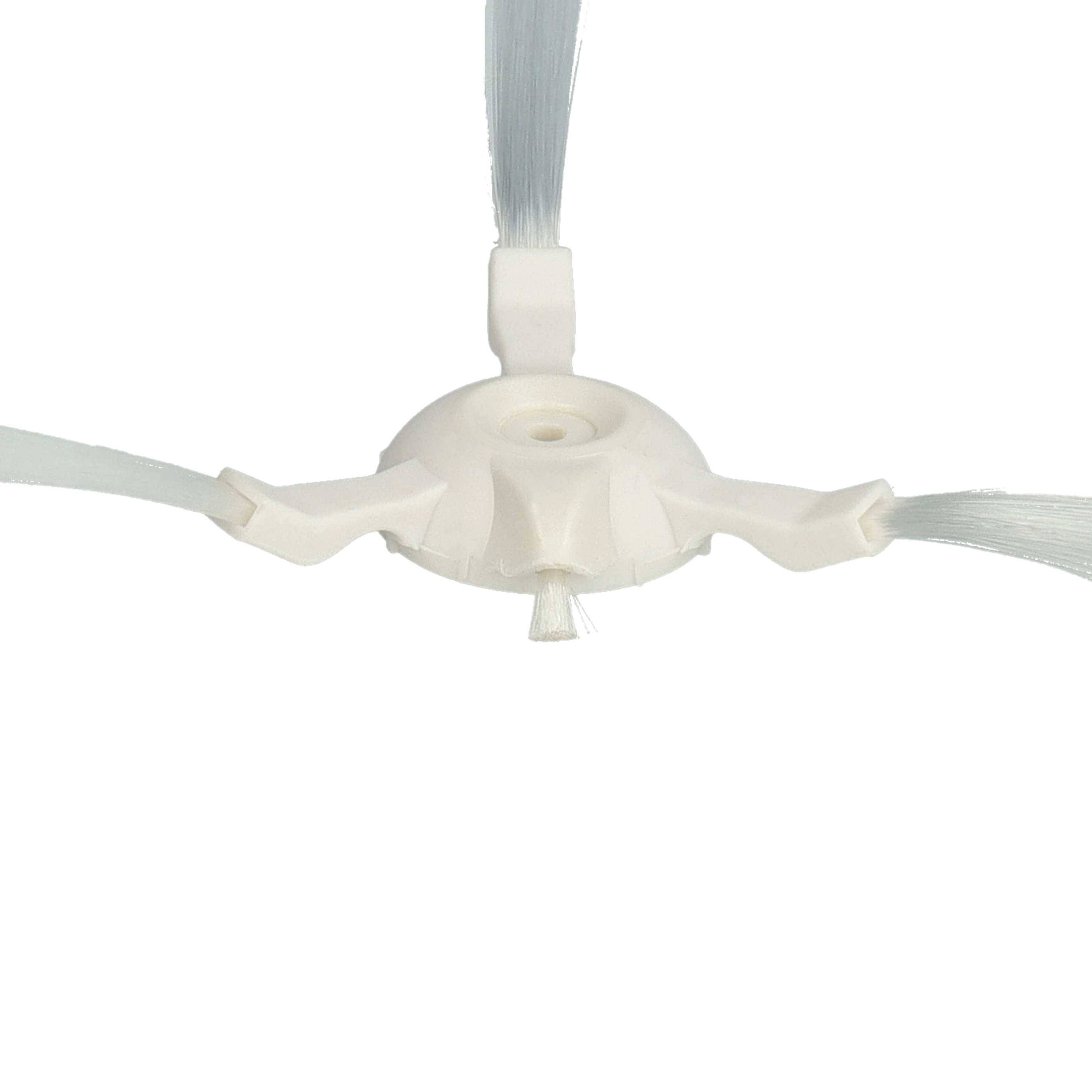 vhbw 4x Seitenbürste kompatibel mit Rowenta Smart Force Essential Aqua RR6971WH Saugroboter - Reinigungsbürsten Set, grau / blau