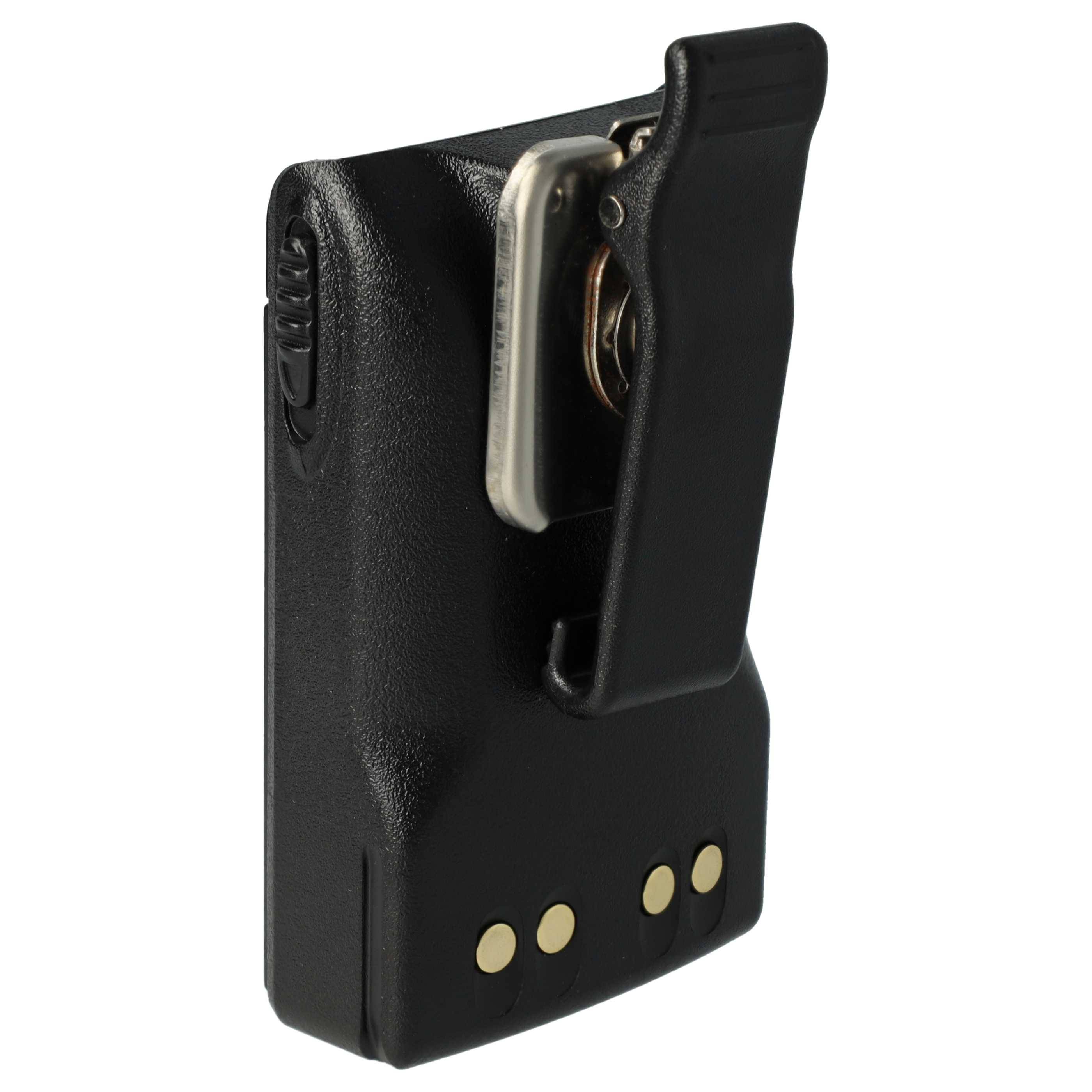 vhbw Akku Ersatz für Motorola JMNN4024AR, PMNN4022, JMNN4024CR für Funkgerät, Walkie Talkie (2600 mAh, 7,2 V, Li-Ion) + Gürtelclip
