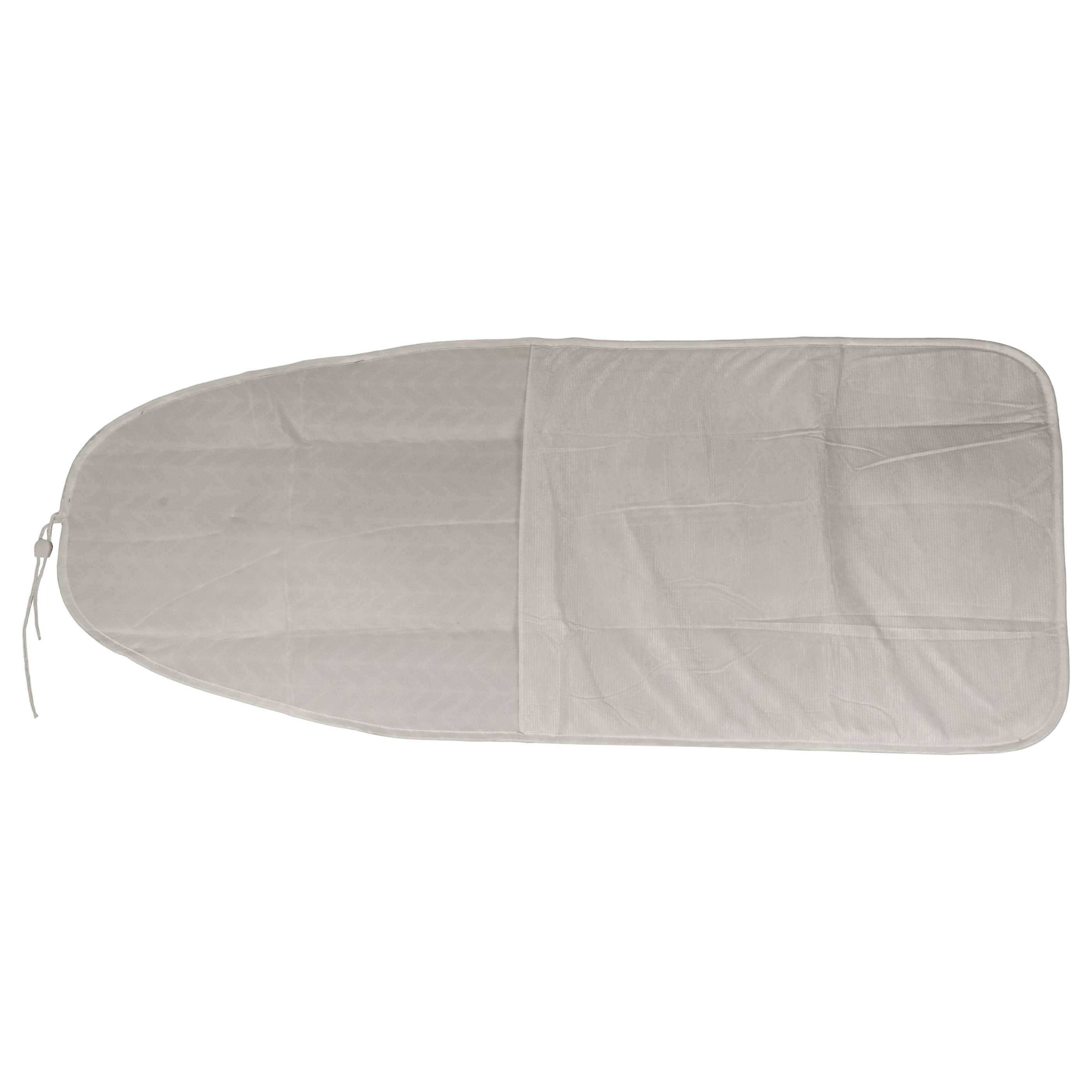 vhbw Bügeltischbezug kompatibel mit Bosch EasyComfort TB 8550 Bügelbrett, Bügeltisch - Bügelbrettbezug Grau Weiß