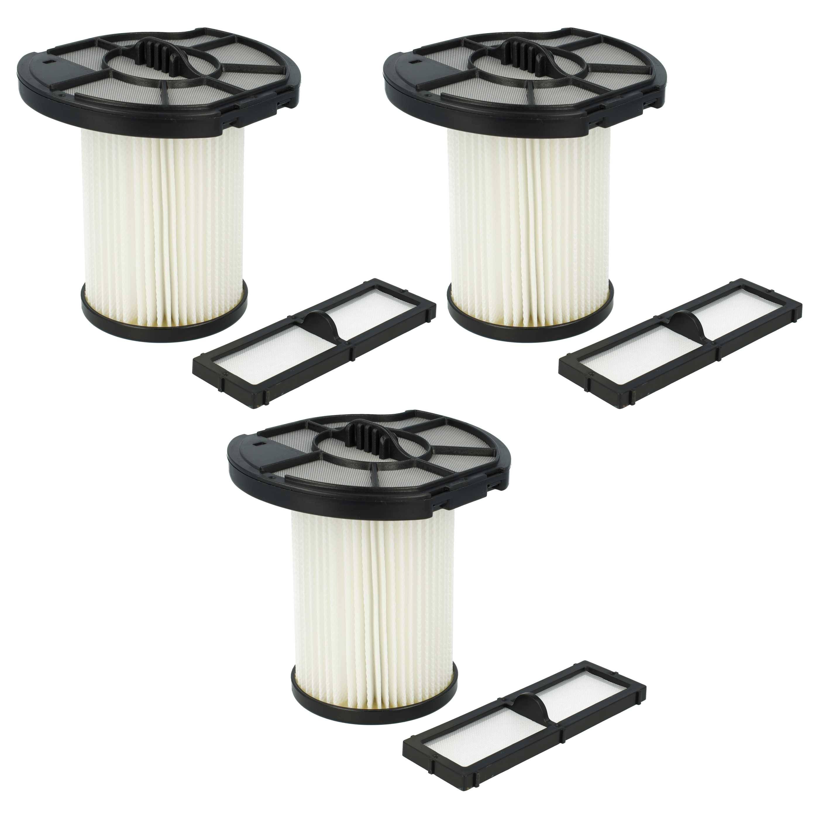 vhbw 6x Filter kompatibel mit Dirt Devil Centrixx M2882-9, M2882-8, M2882-7, M2882-6, M2883-1, M2883-2, M2882-5, M2882-4, M2882-3 Staubsauger